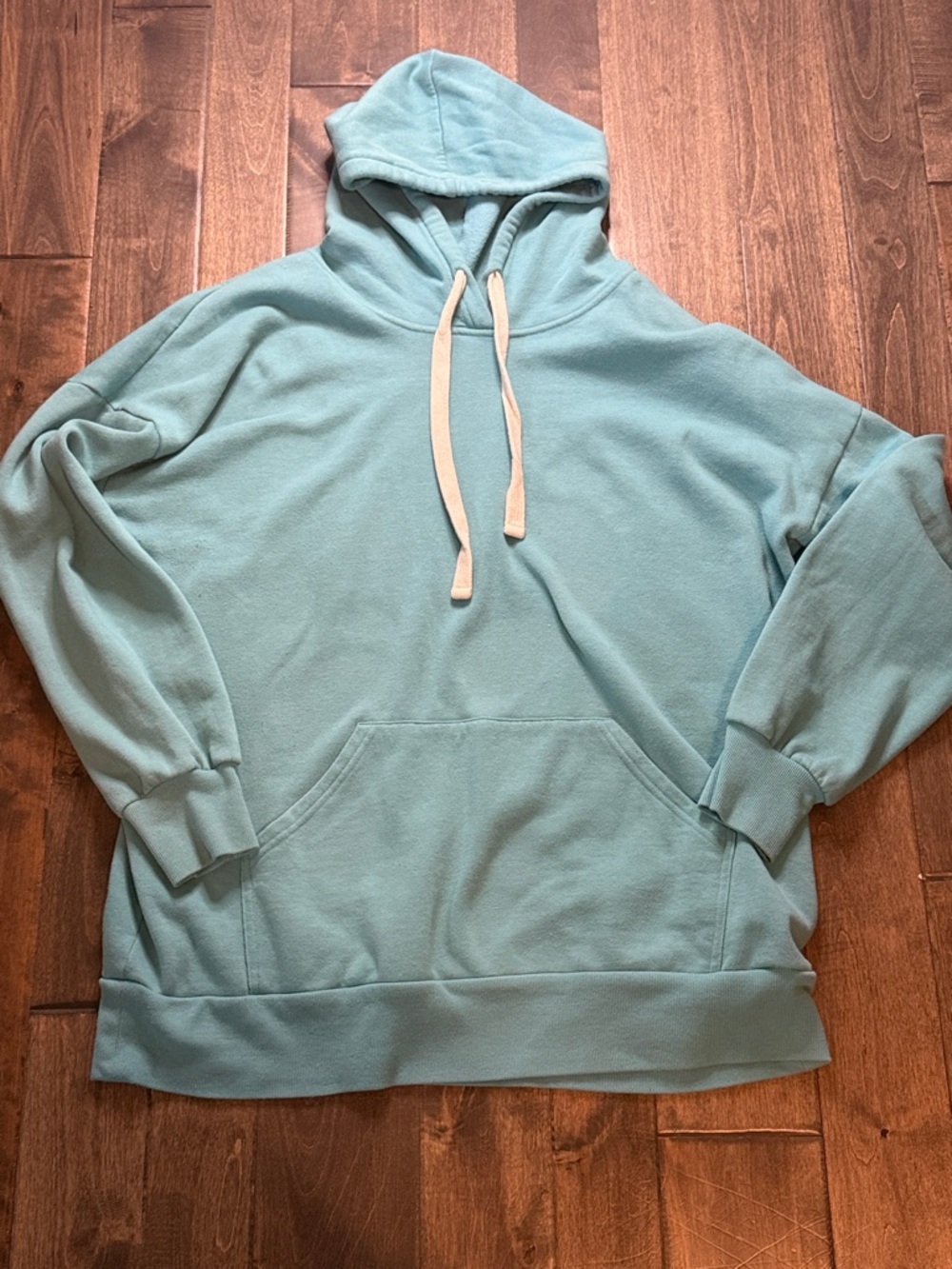 Zenana Outfitters Aqua Pullover Hoodie Sweatshirt
